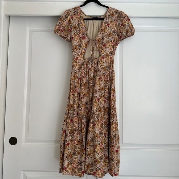 MADEWELL FLORAL MIDI DRESS - Picture 5 of 5